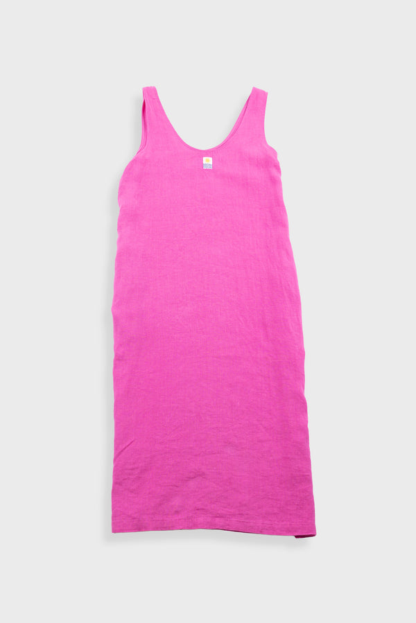 Folk L.F Markey - Basic Linen Shift Dress - Fuchsia