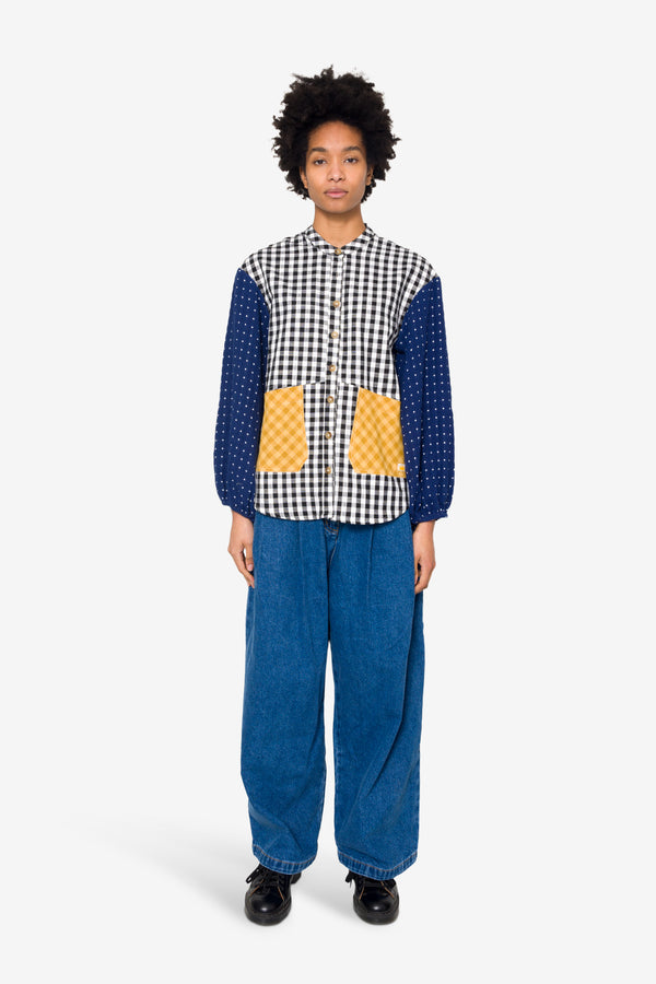 Folk L.F Markey - Gale Shirt - Patchwork Check
