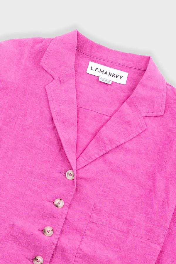 Folk L.F Markey - Maxim Linen Shirt - Fuchsia