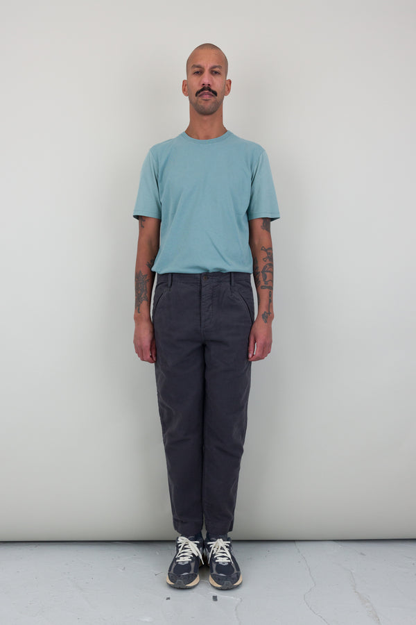 Folk Lean Assembly Pant - Charcoal Moleskin