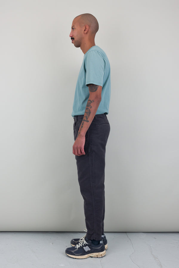 Folk Lean Assembly Pant - Charcoal Moleskin