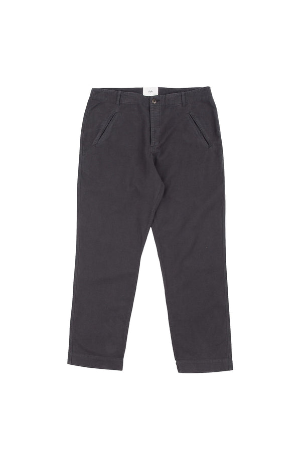 folk Lean Assembly Pant - Charcoal Moleskin