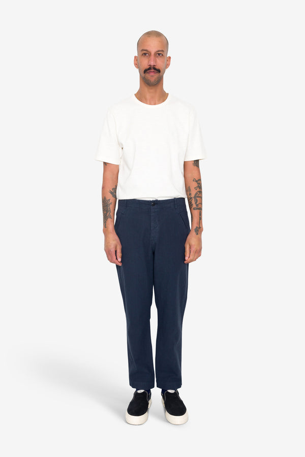 Folk Lean Assembly Pant - Navy