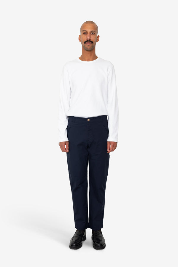 Folk Lean Assembly Pant - Navy Ripstop