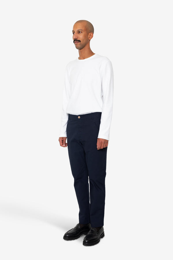 Folk Lean Assembly Pant - Navy Ripstop
