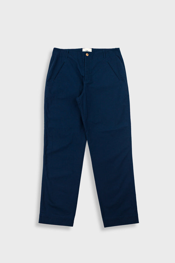 folk Lean Assembly Pant - Navy Ripstop