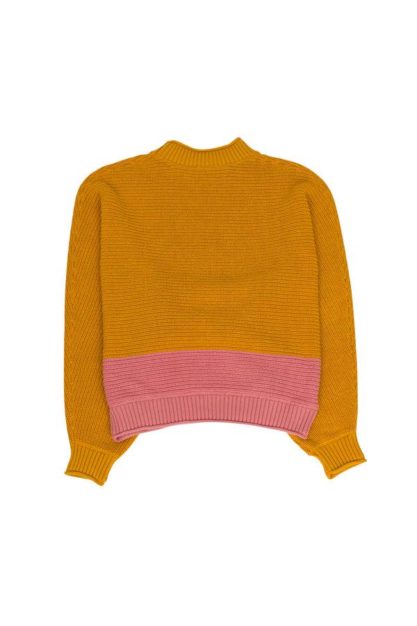 Folk LF Markey - Vernon Knit Jumper - Pink Ochre