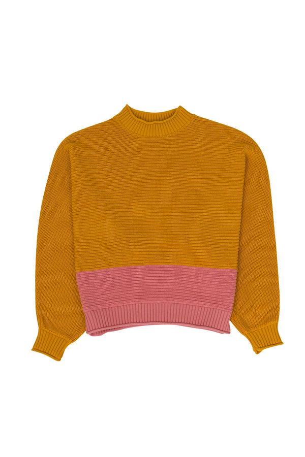 folk LF Markey - Vernon Knit Jumper - Pink Ochre
