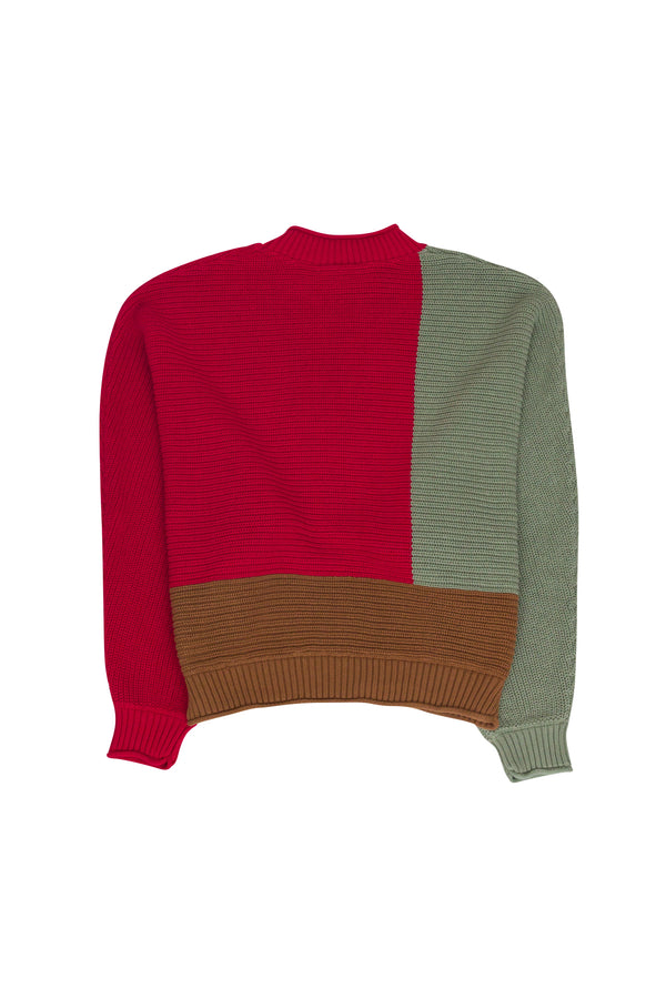 Folk LF Markey - Vernon Knit Jumper - Red Sage
