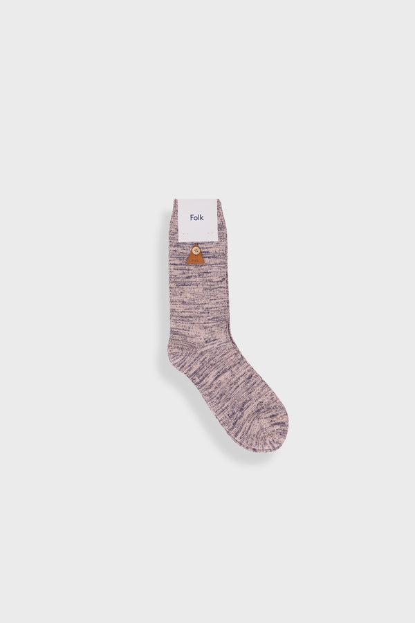 folk Melange Socks - Sakura Mix
