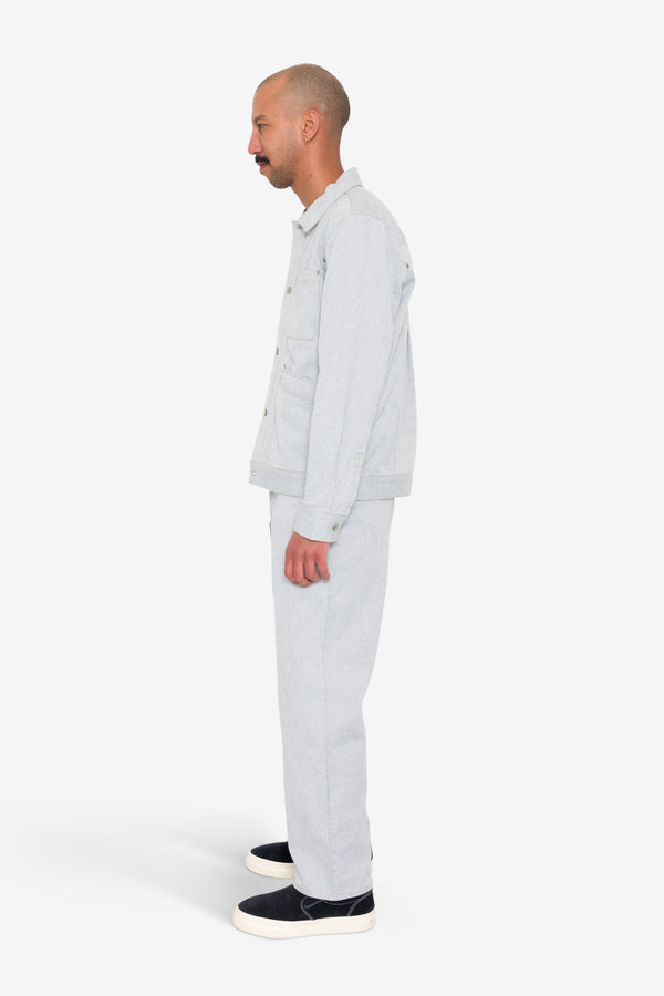 Folk Meyer Jacket - Ice Blue Twill Denim