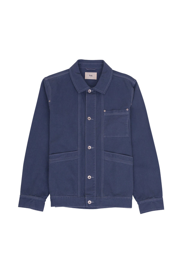 folk Meyer Jean Jacket - Soft Blue