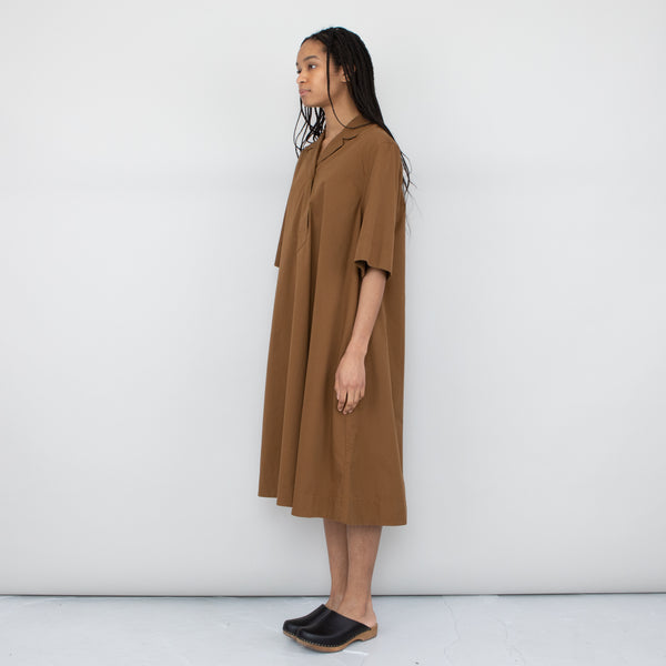 Folk MHL - Open Collared Dress - Nut