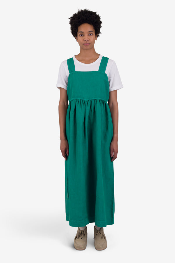 Folk Midi Day Dress - Teal