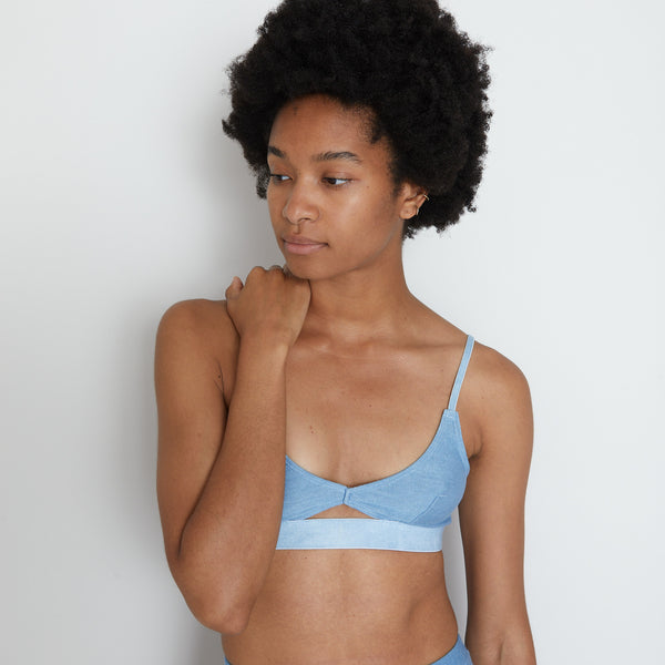 Folk Pamba - Coupé Bra - Blue Lagoon