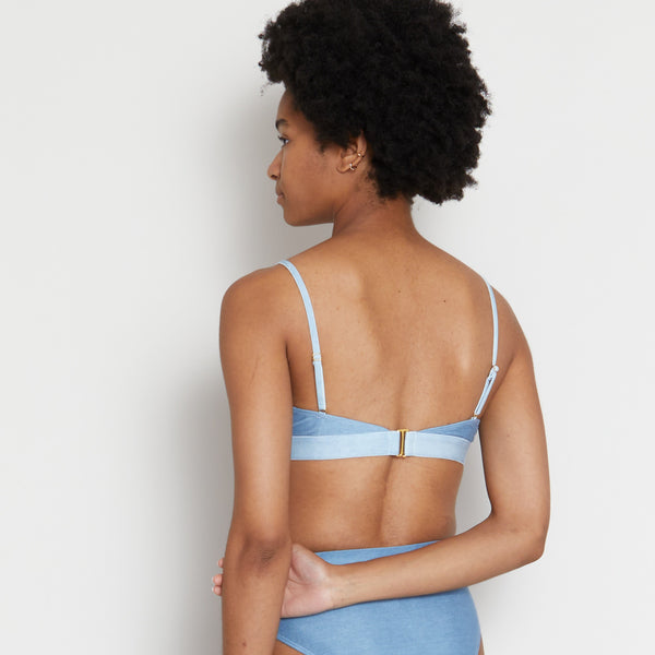 Folk Pamba - Coupé Bra - Blue Lagoon