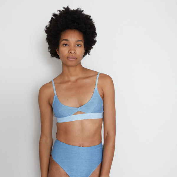folk Pamba - Coupé Bra - Blue Lagoon