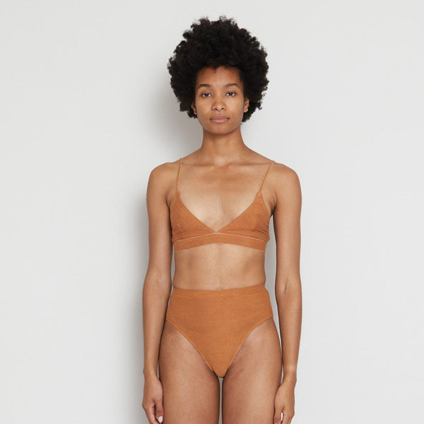 folk Pamba - High Waisted Pants - Orangeade