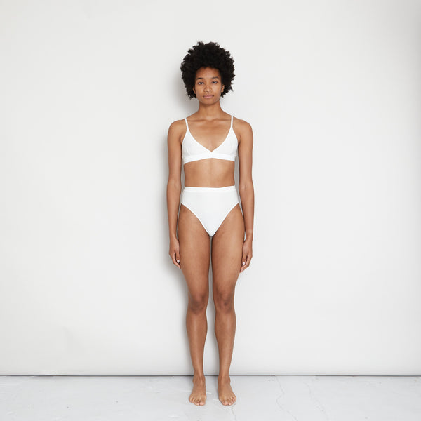 Folk Pamba - High Waisted Pants - White