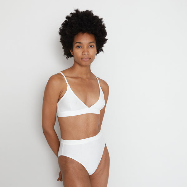 folk Pamba - High Waisted Pants - White