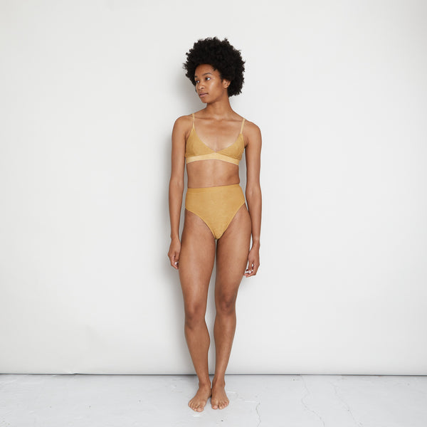 Folk Pamba - High Waisted Pants - Yellow Mellow