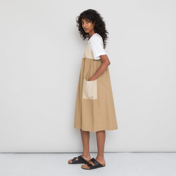 Folk Patch Pocket Dress Women's - Caramel Ripstop