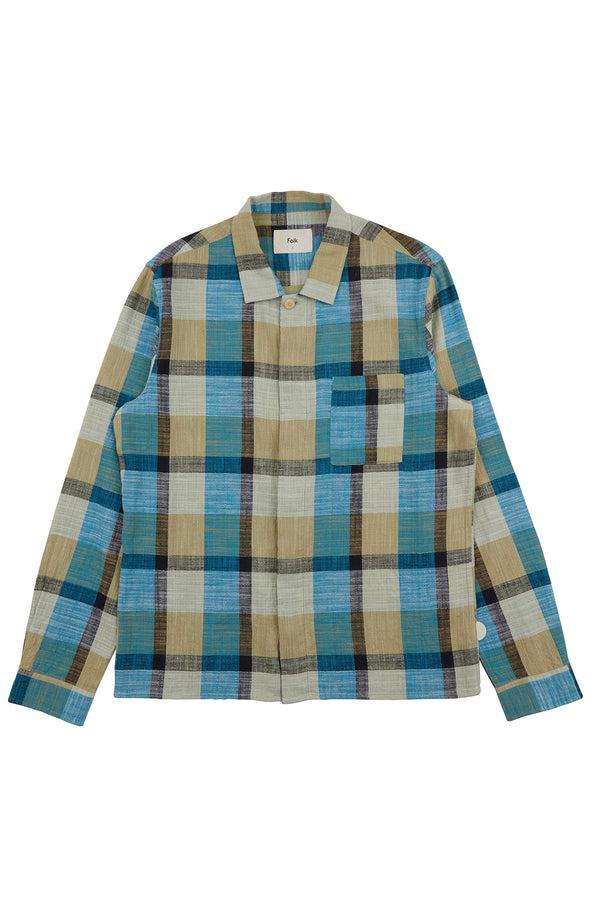 folk Patch Shirt - Multigingham Check