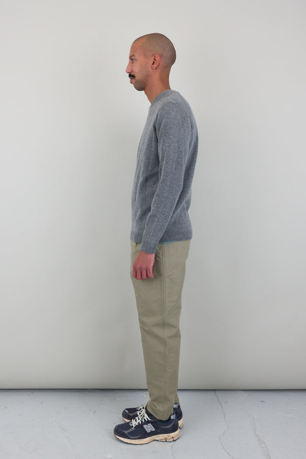 Folk Patrice Crew - Grey Melange