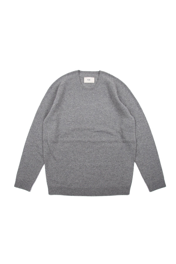 folk Patrice Crew - Grey Melange