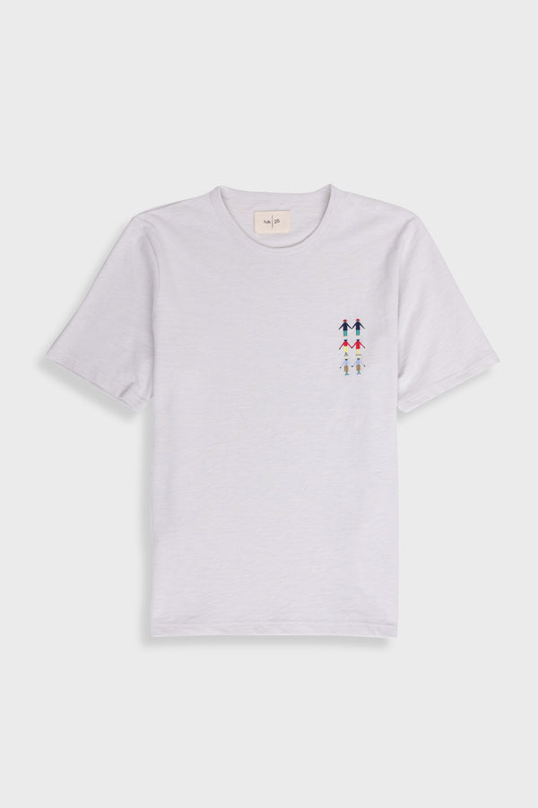 folk People T-Shirt - Off White