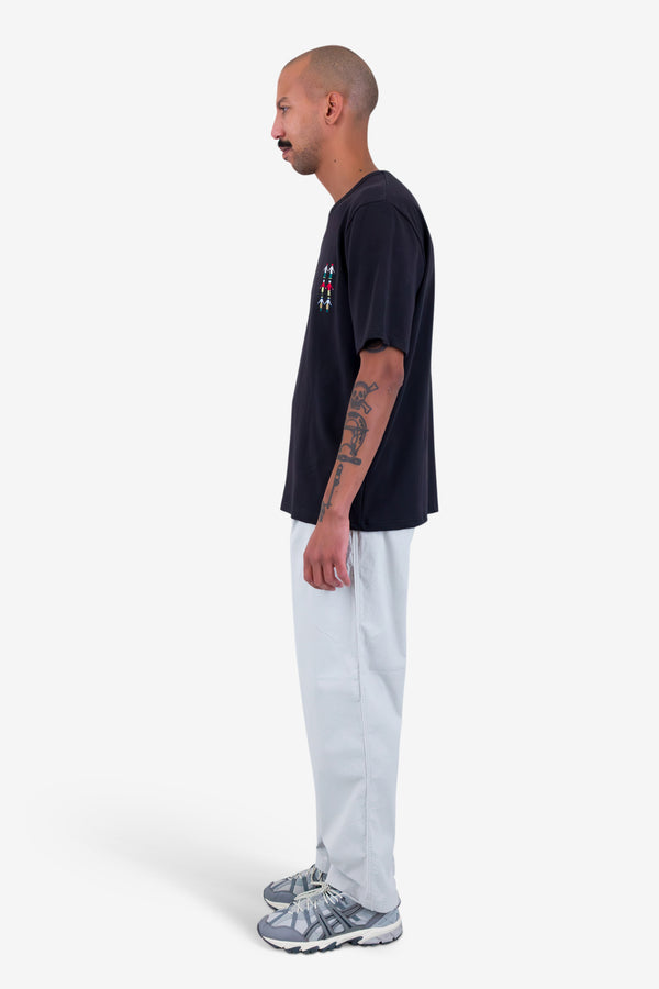 Folk People T-Shirt - Soft Black