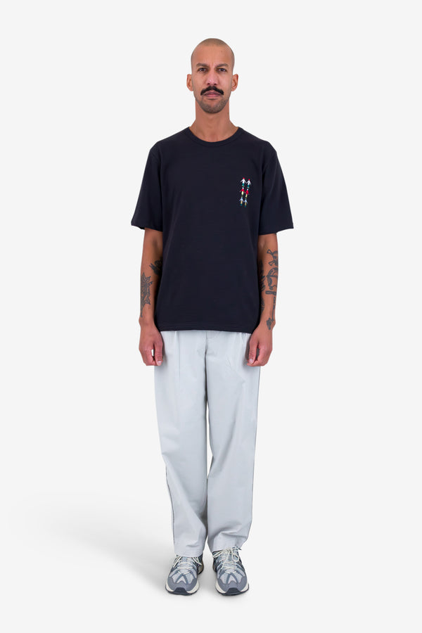 Folk People T-Shirt - Soft Black