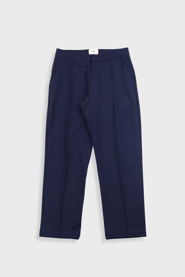 folk Pintuck Jersey Trouser - Navy