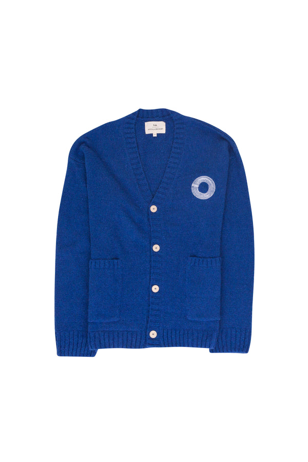 folk Pocket Cardigan KG - Bright Blue KG