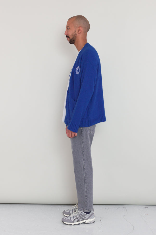 Folk Pocket Cardigan KG - Bright Blue KG