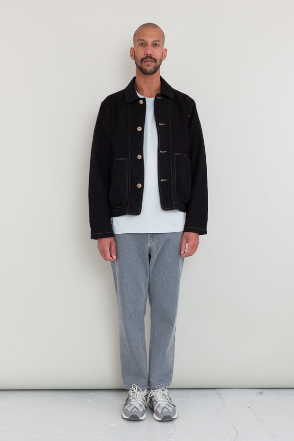 Folk Prism Jacket - Black Moleskin
