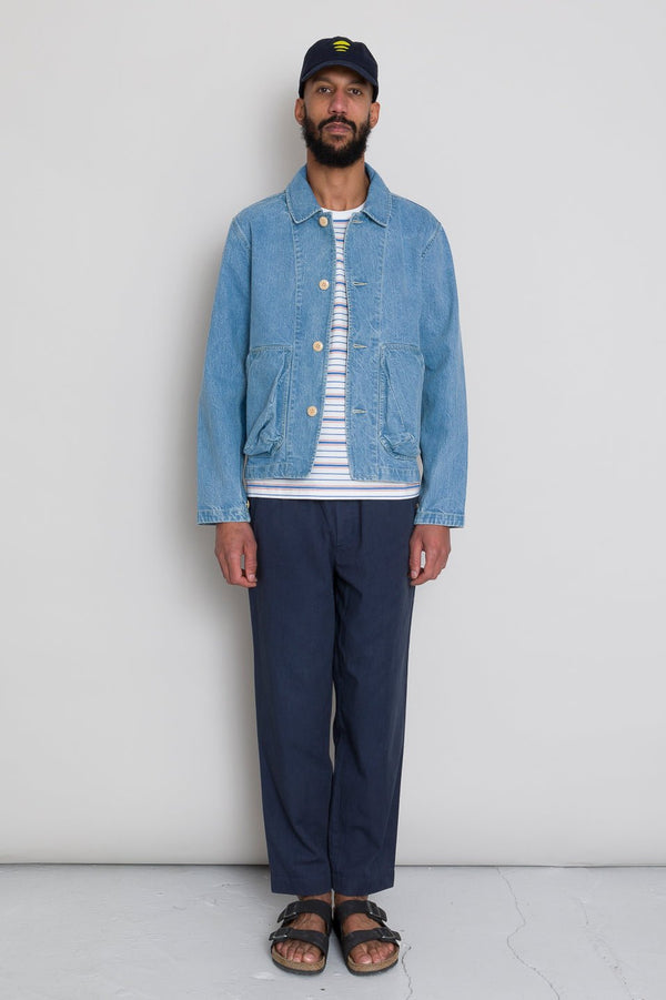 Folk Prism Jacket - Bleached Denim