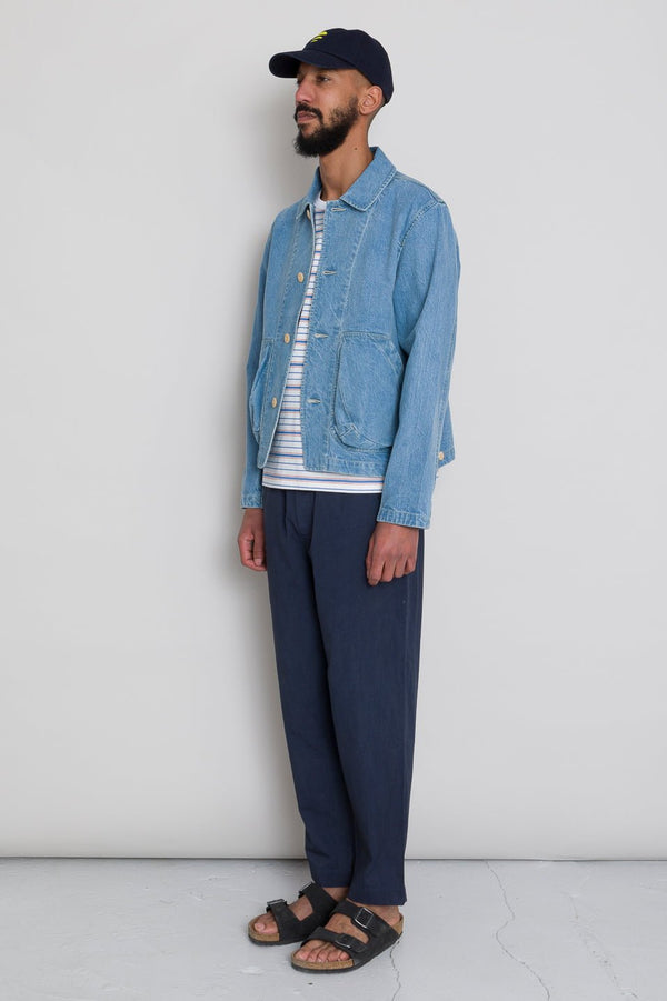 Folk Prism Jacket - Bleached Denim