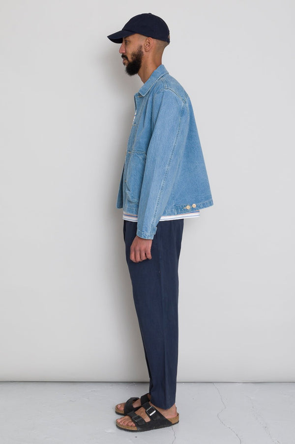Folk Prism Jacket - Bleached Denim