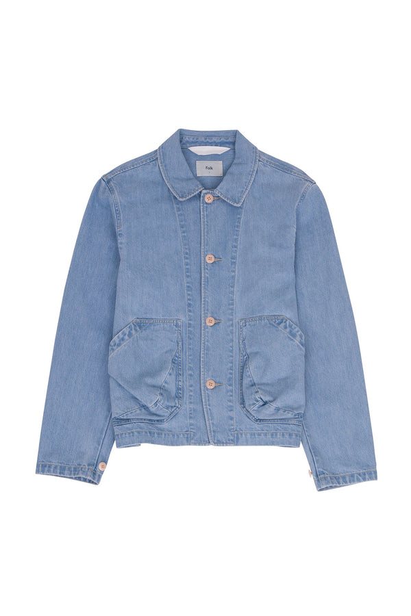 folk Prism Jacket - Bleached Denim