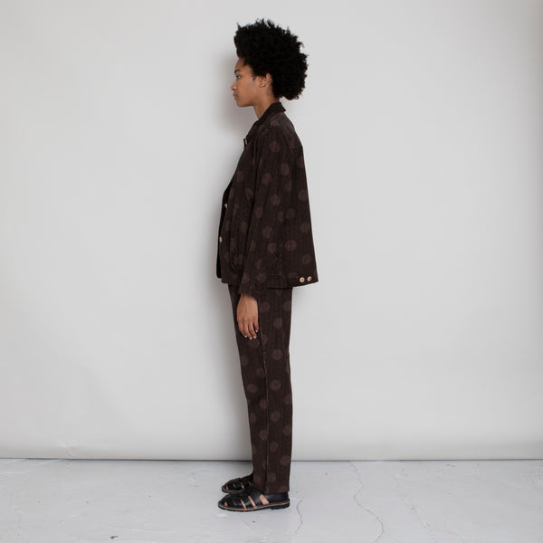 Folk Prism Jacket - Brown Polka Cord