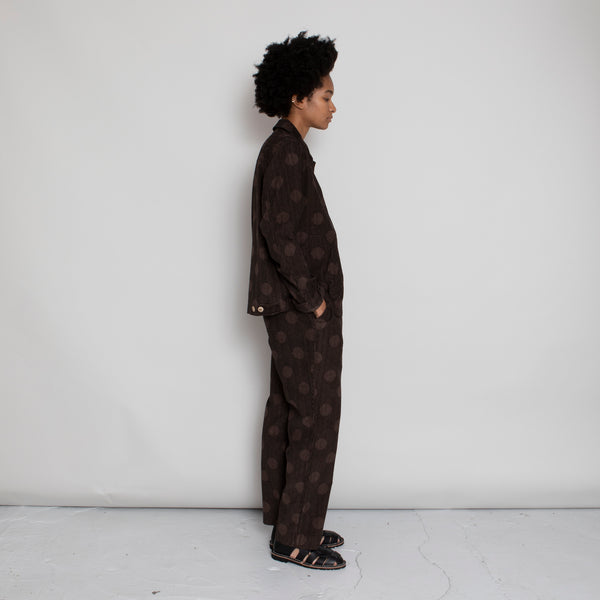 Folk Prism Jacket - Brown Polka Cord