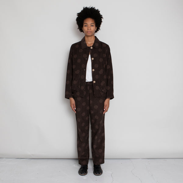 folk Prism Jacket - Brown Polka Cord