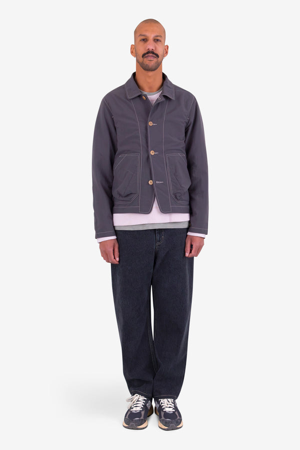 Folk Prism Jacket - Charcoal Nylon