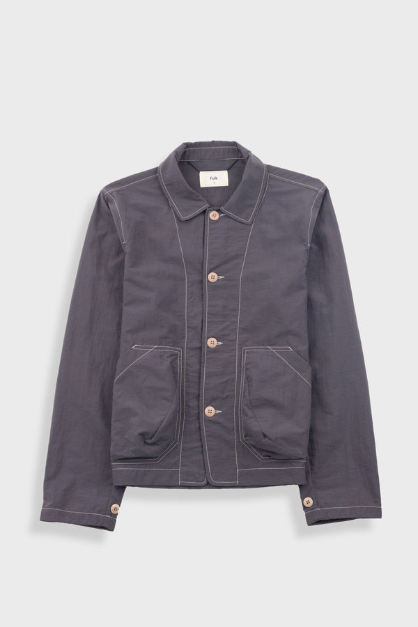 folk Prism Jacket - Charcoal Nylon