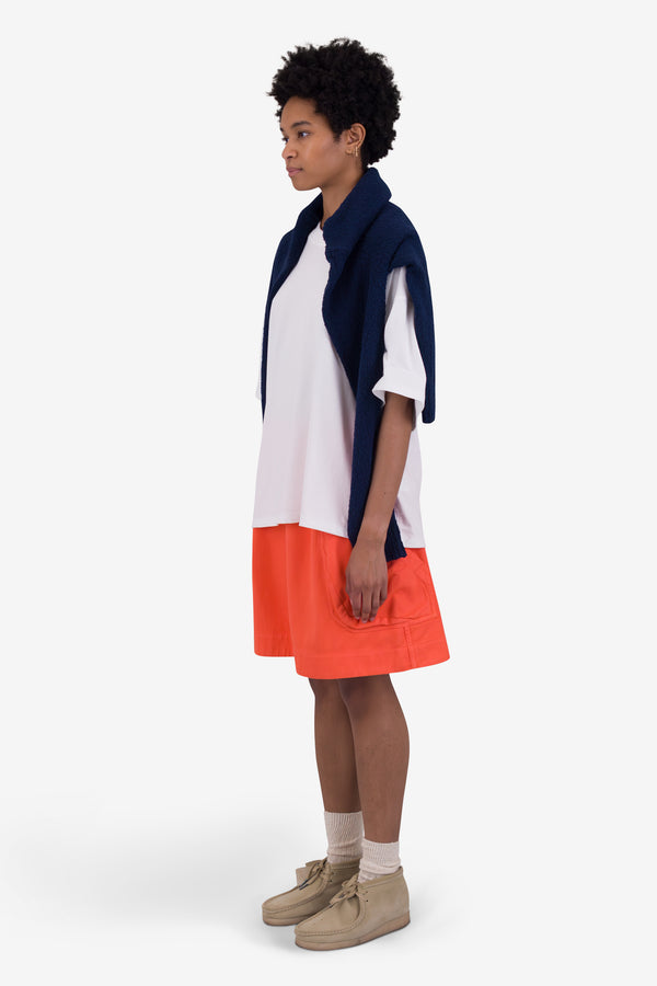 Folk Prism Skirt - Coral Twill