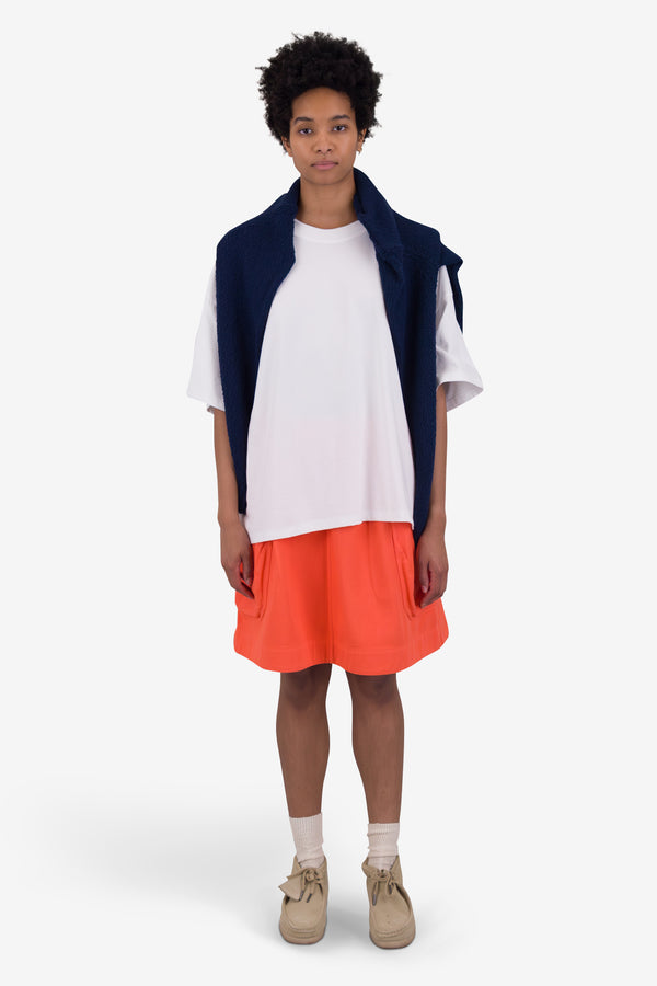 folk Prism Skirt - Coral Twill