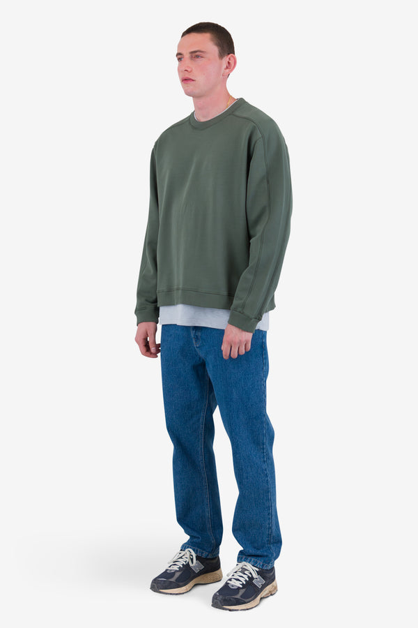 Folk Prism Sweat - Dark Sage