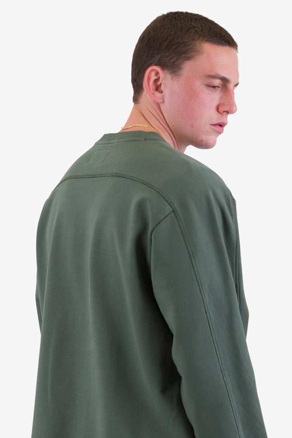 Folk Prism Sweat - Dark Sage