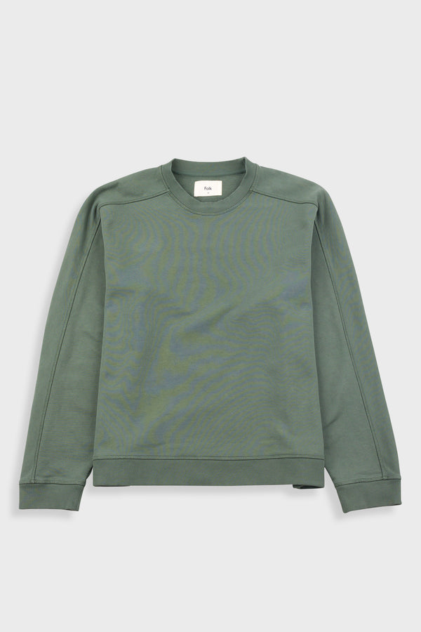 folk Prism Sweat - Dark Sage